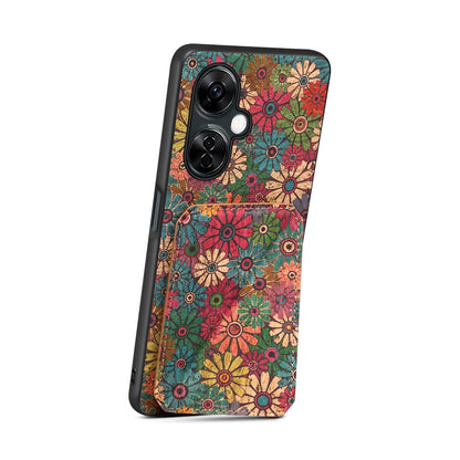 OnePlus Ace 3 Dual Card Slot Holder Phone Case – Patterned Design, Scratch & Dirt Protection, Convenient Holder