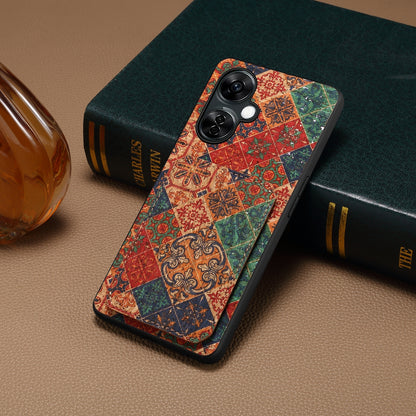 OnePlus Ace 3 Dual Card Slot Holder Phone Case – Patterned Design, Scratch & Dirt Protection, Convenient Holder