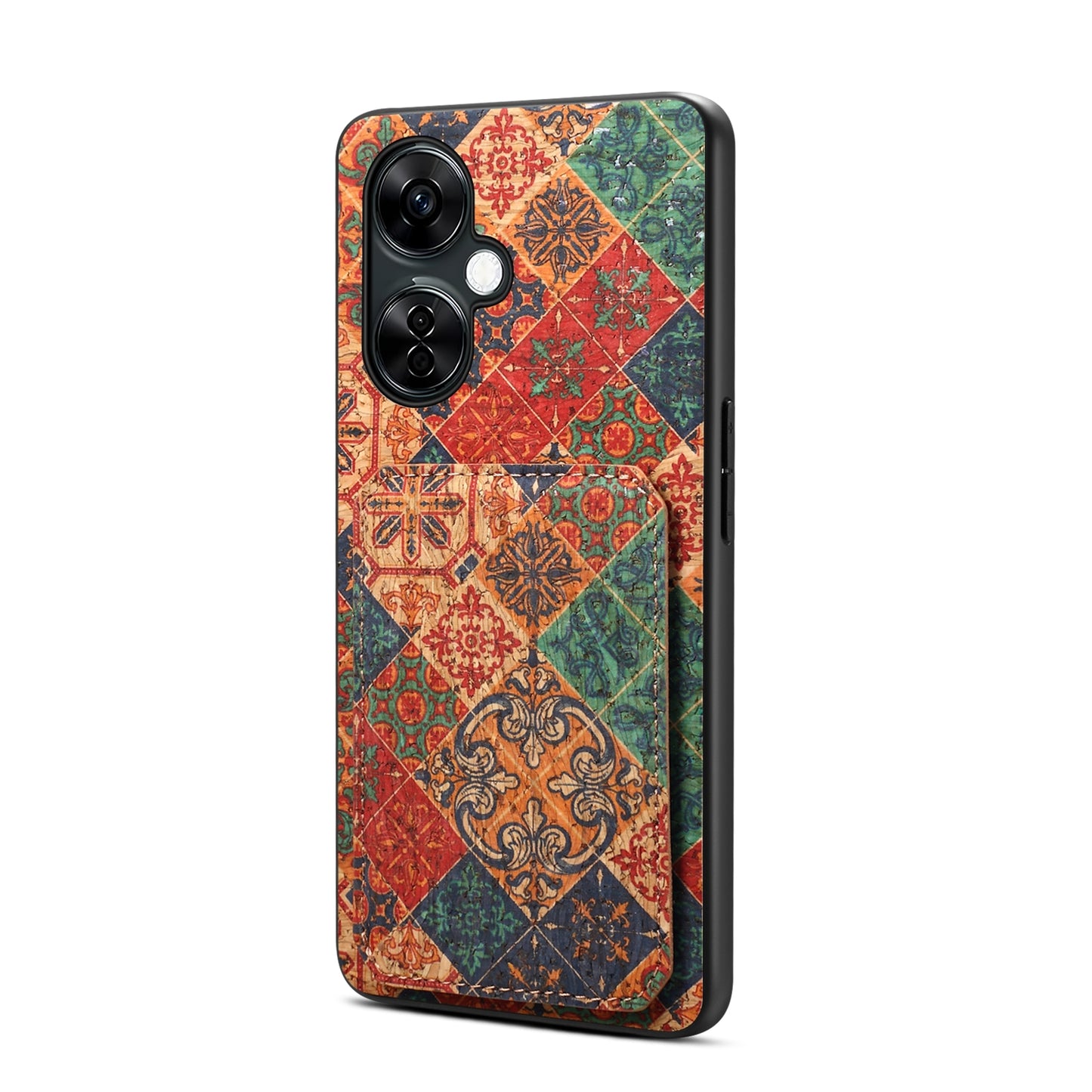 OnePlus Ace 3 Dual Card Slot Holder Phone Case – Patterned Design, Scratch & Dirt Protection, Convenient Holder