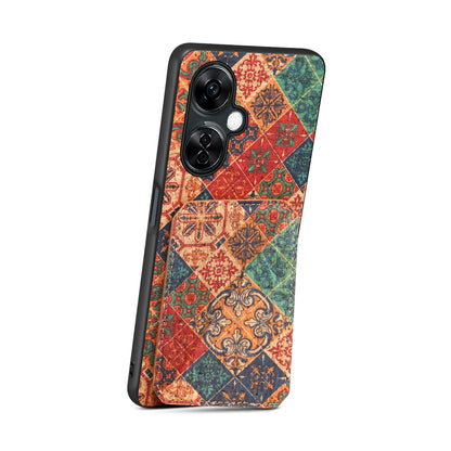 OnePlus Ace 3 Dual Card Slot Holder Phone Case – Patterned Design, Scratch & Dirt Protection, Convenient Holder