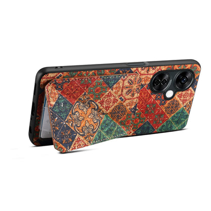 OnePlus Ace 3 Dual Card Slot Holder Phone Case – Patterned Design, Scratch & Dirt Protection, Convenient Holder