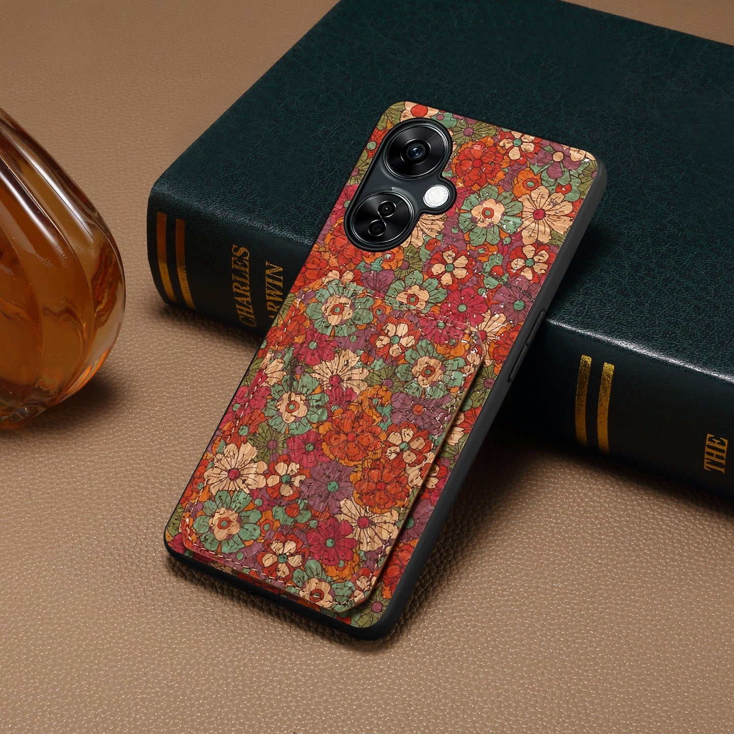 OnePlus Ace 3 Dual Card Slot Holder Phone Case – Patterned Design, Scratch & Dirt Protection, Convenient Holder