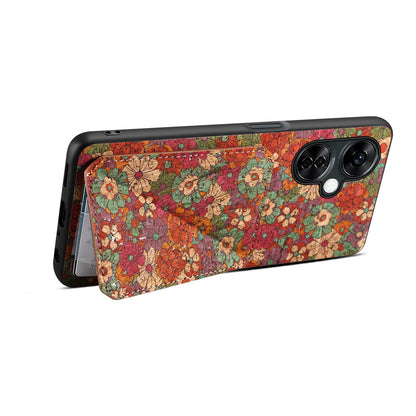 OnePlus Ace 3 Dual Card Slot Holder Phone Case – Patterned Design, Scratch & Dirt Protection, Convenient Holder