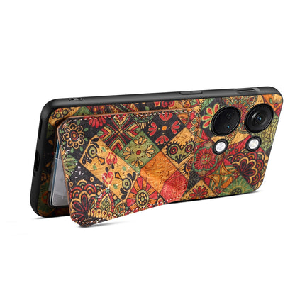 OnePlus Ace 2V Dual Card Slot Holder Phone Case – Patterned Design, Scratch & Dirt Protection, Convenient Holder