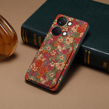 OnePlus Ace 2V Dual Card Slot Holder Phone Case – Patterned Design, Scratch & Dirt Protection, Convenient Holder