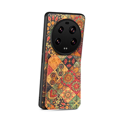 Xiaomi 13 Ultra Dual Card Slot Holder Phone Case – Patterned Design, Scratch & Dirt Protection, Convenient Holder