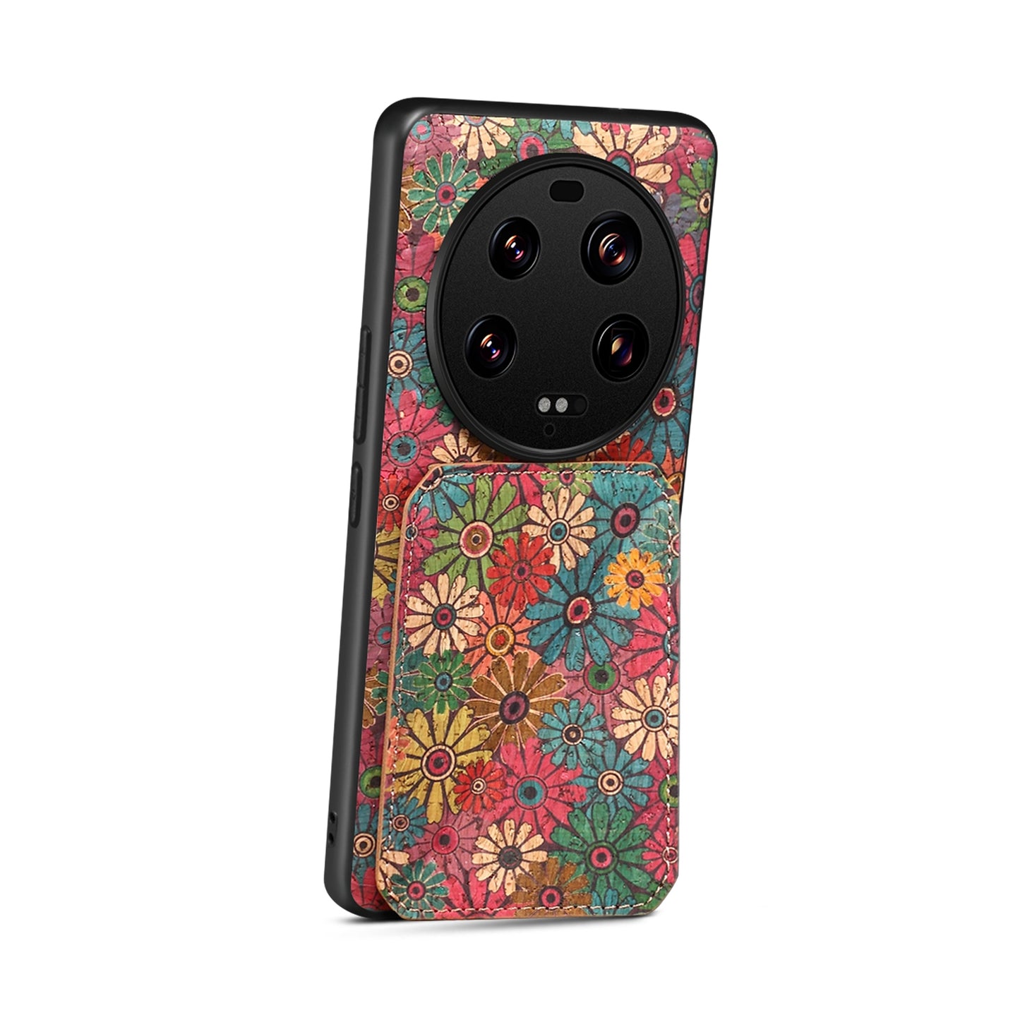 Xiaomi 13 Ultra Dual Card Slot Holder Phone Case – Patterned Design, Scratch & Dirt Protection, Convenient Holder