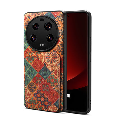 Xiaomi 13 Ultra Dual Card Slot Holder Phone Case – Patterned Design, Scratch & Dirt Protection, Convenient Holder