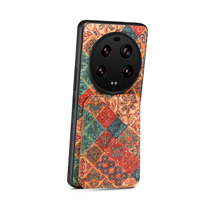 Xiaomi 13 Ultra Dual Card Slot Holder Phone Case – Patterned Design, Scratch & Dirt Protection, Convenient Holder