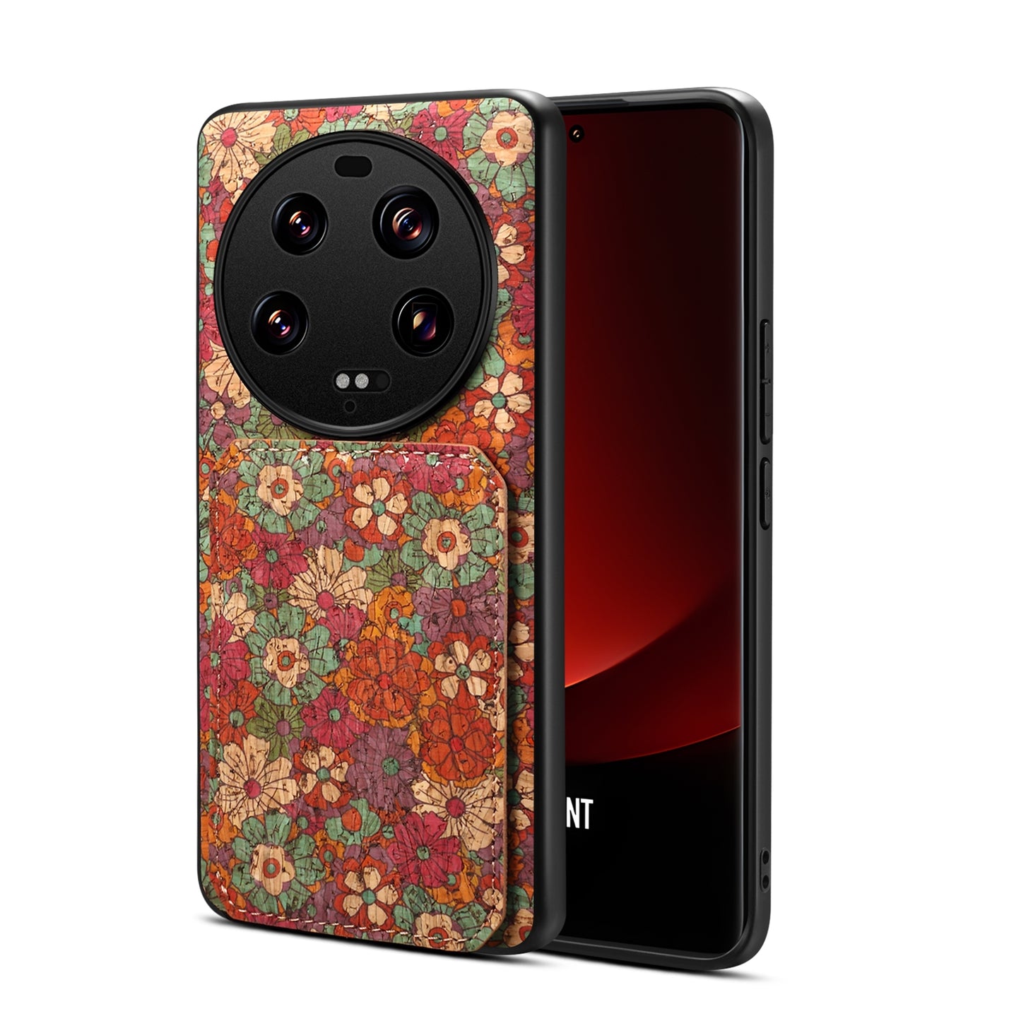 Xiaomi 13 Ultra Dual Card Slot Holder Phone Case – Patterned Design, Scratch & Dirt Protection, Convenient Holder
