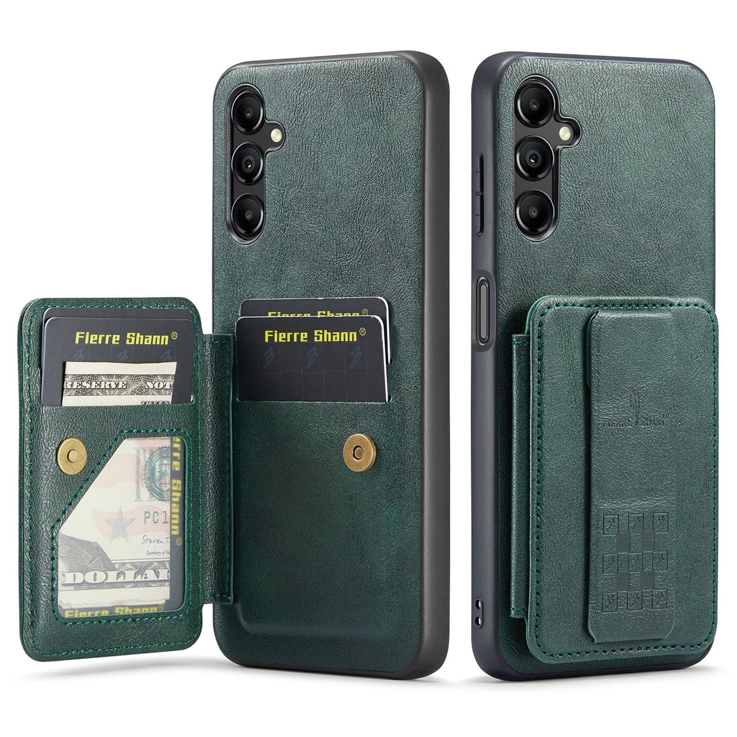 Samsung Galaxy A13 5G Card Holder Back Phone Case - Oil Wax Cow Leather