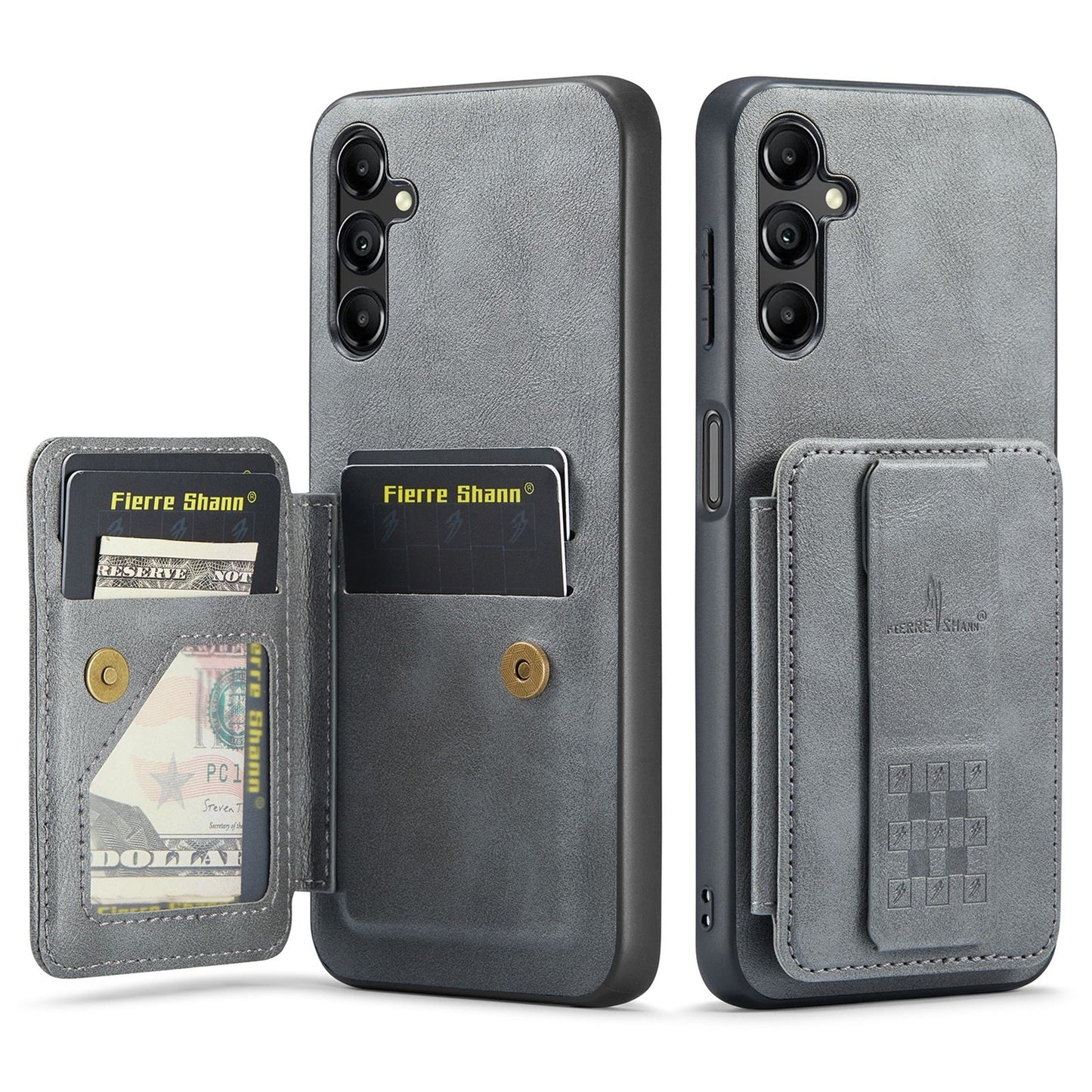 Samsung Galaxy A13 5G Card Holder Back Phone Case - Oil Wax Cow Leather