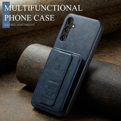 Samsung Galaxy A13 5G Card Holder Back Phone Case - Oil Wax Cow Leather