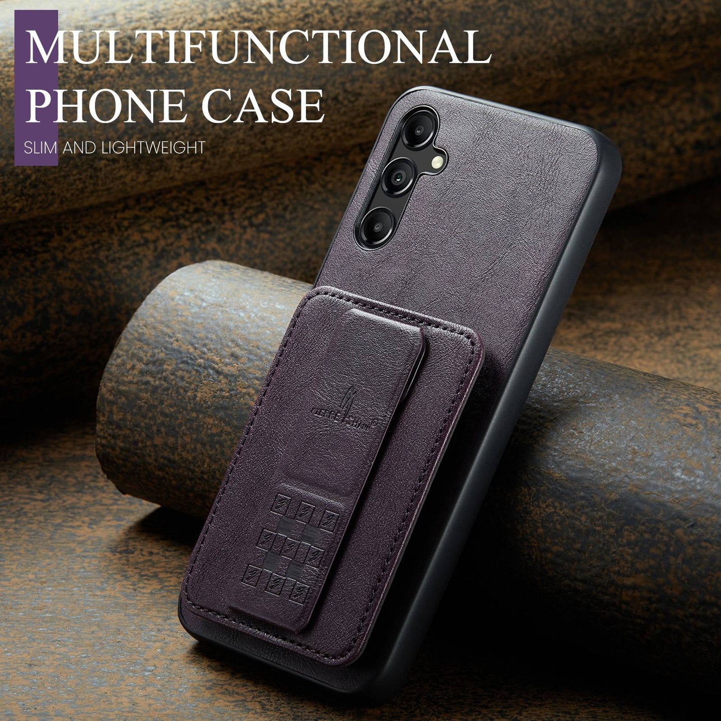 Samsung Galaxy A13 5G Card Holder Back Phone Case - Oil Wax Cow Leather