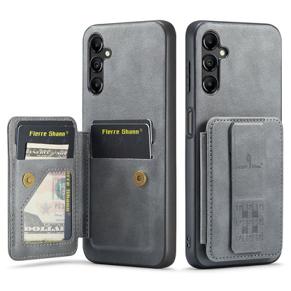 Samsung Galaxy A14 5G Card Holder Back Phone Case - Oil Wax Cow Leather