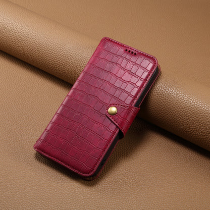 Honor 90 Denior Leather Case - Crocodile Texture with Oil Edge, Wallet & Kickstand Features