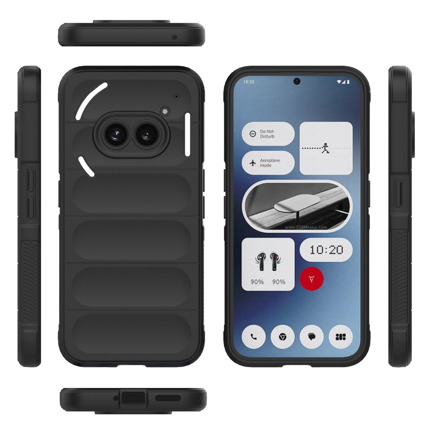Nothing Phone 2A Magic Shield TPU + Flannel Phone Case: Durable, Non-toxic, Easy Access, Stylish Design