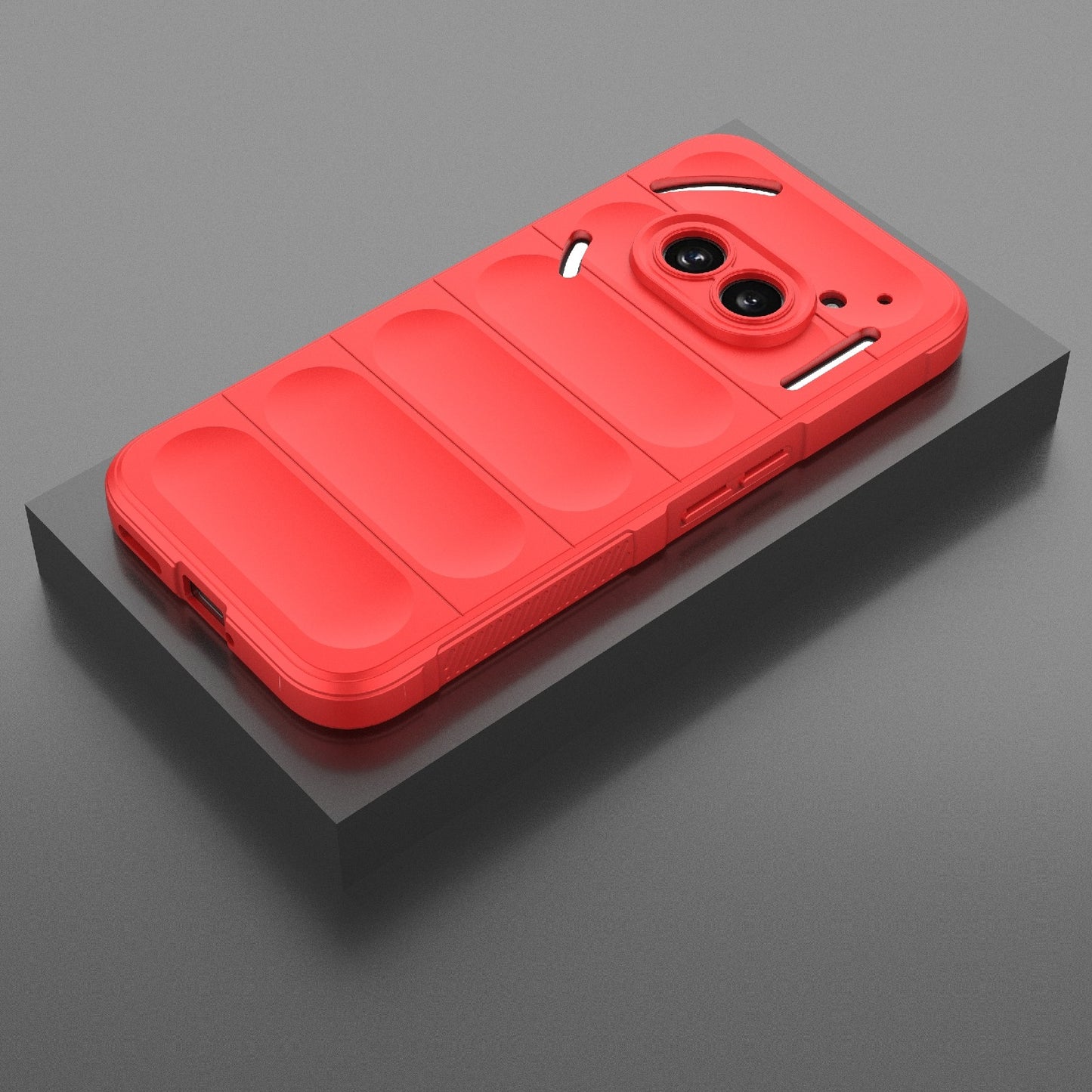 Nothing Phone 2A Magic Shield TPU + Flannel Phone Case: Durable, Non-toxic, Easy Access, Stylish Design