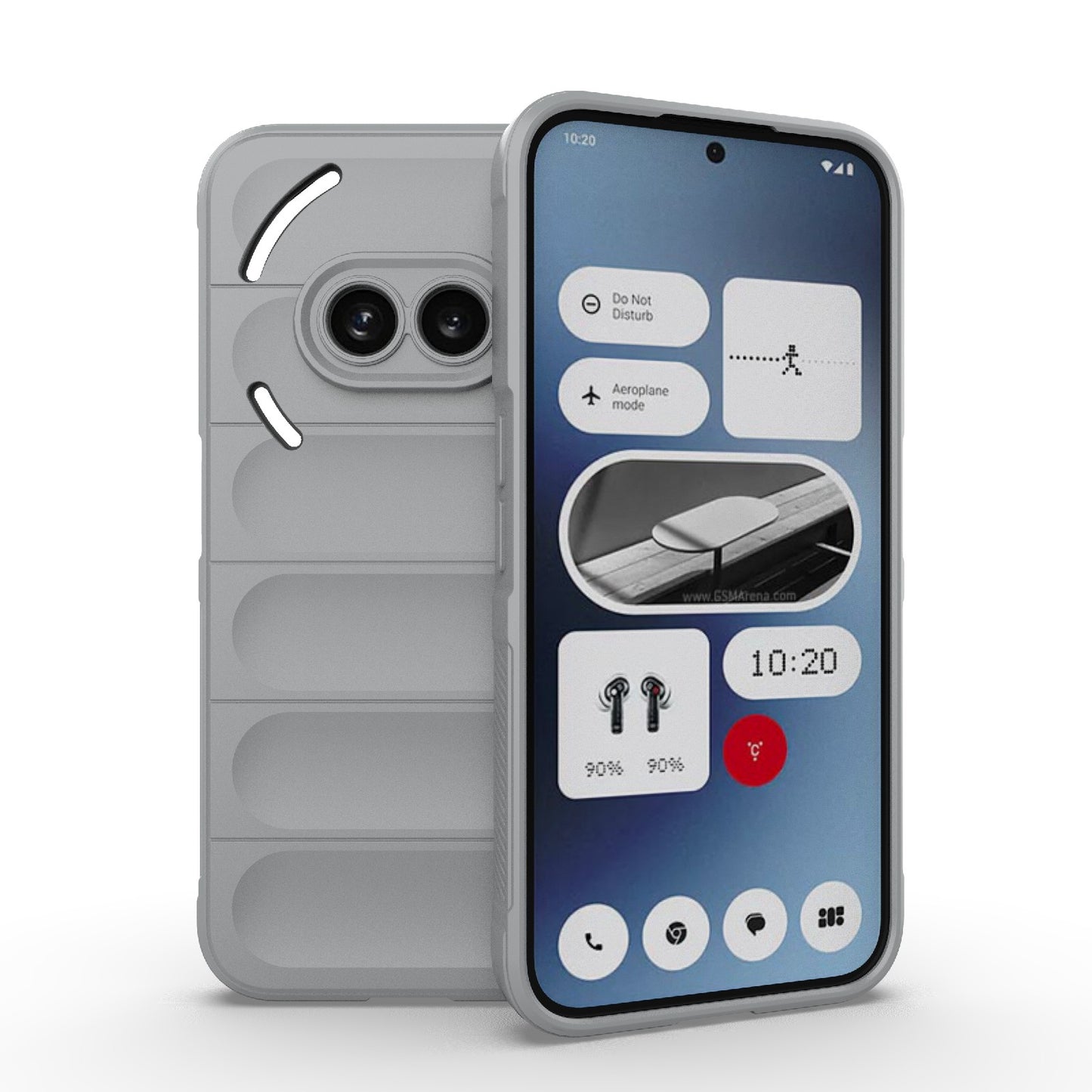 Nothing Phone 2A Magic Shield TPU + Flannel Phone Case: Durable, Non-toxic, Easy Access, Stylish Design