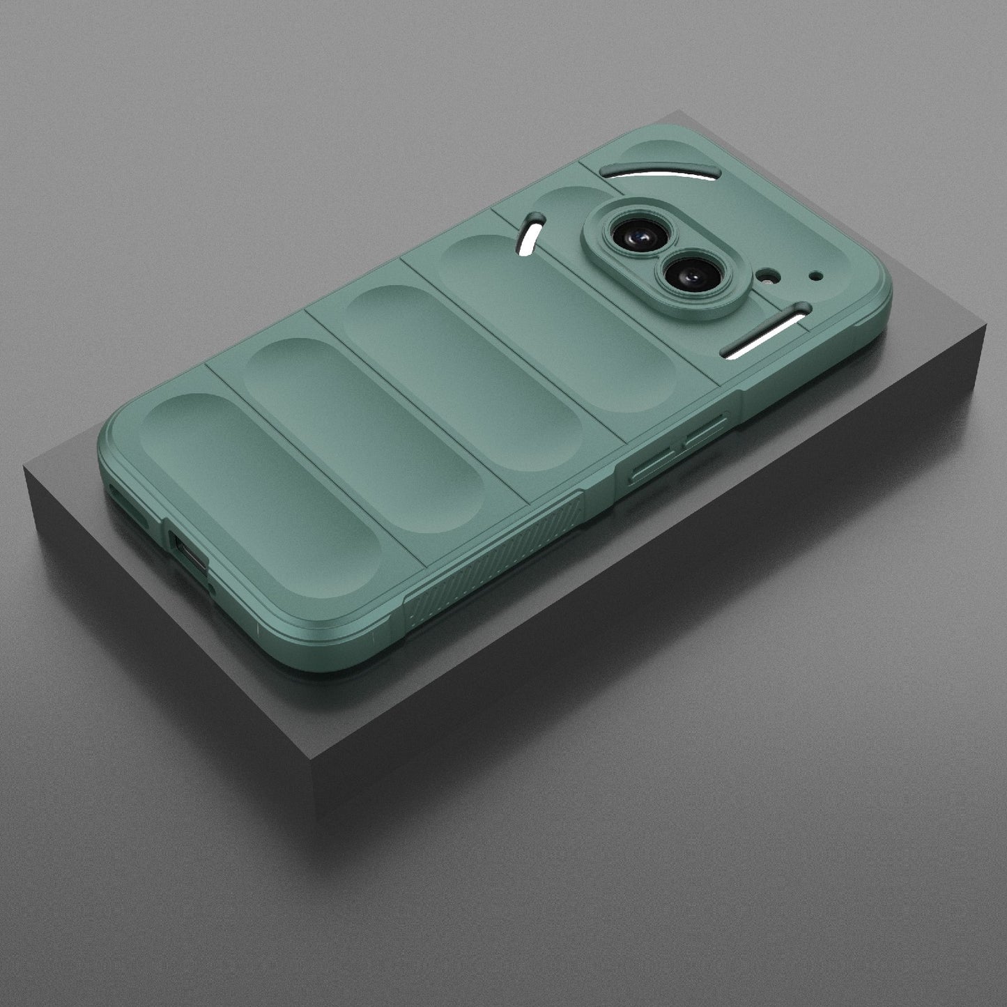 Nothing Phone 2A Magic Shield TPU + Flannel Phone Case: Durable, Non-toxic, Easy Access, Stylish Design