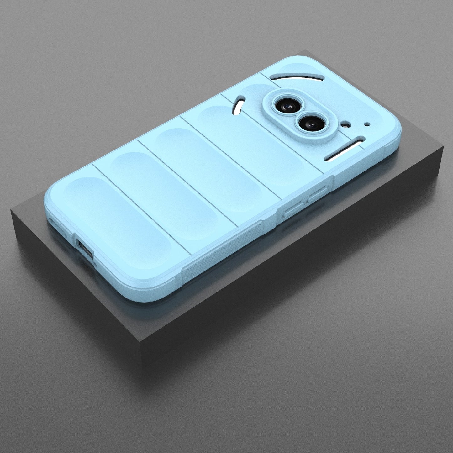 Nothing Phone 2A Magic Shield TPU + Flannel Phone Case: Durable, Non-toxic, Easy Access, Stylish Design