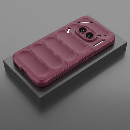 Nothing Phone 2A Magic Shield TPU + Flannel Phone Case: Durable, Non-toxic, Easy Access, Stylish Design