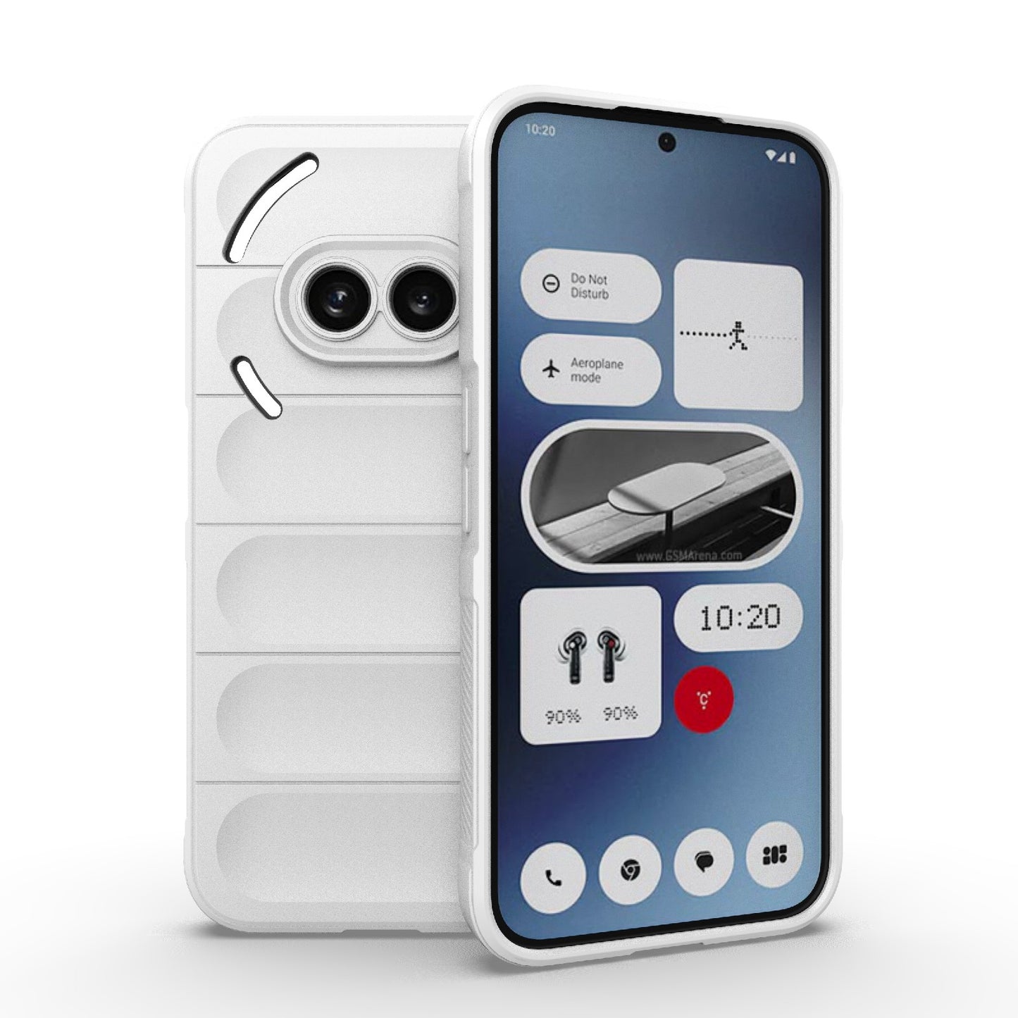 Nothing Phone 2A Magic Shield TPU + Flannel Phone Case: Durable, Non-toxic, Easy Access, Stylish Design