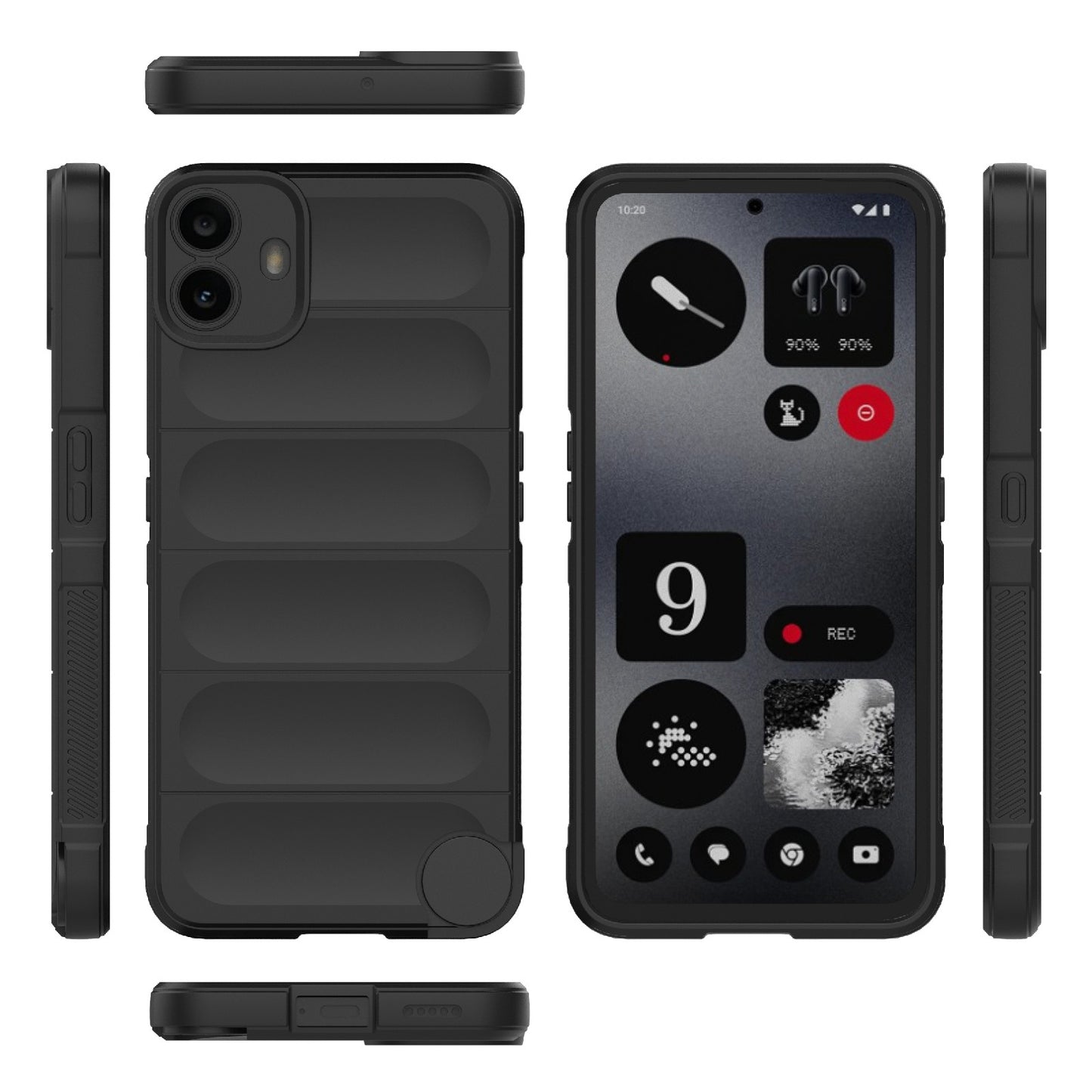 Nothing CMF Phone 1 Magic Shield TPU + Flannel Phone Case: Durable, Non-toxic, Easy Access, Stylish Design