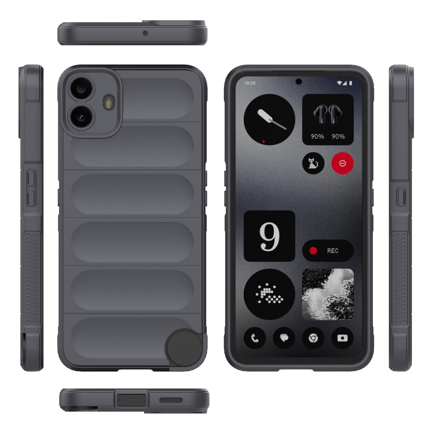 Nothing CMF Phone 1 Magic Shield TPU + Flannel Phone Case: Durable, Non-toxic, Easy Access, Stylish Design