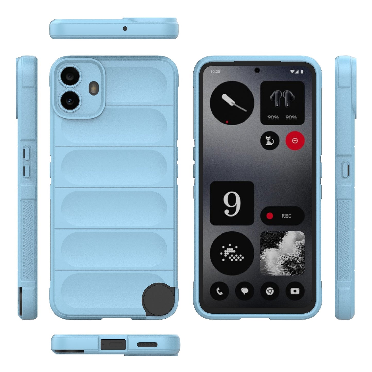 Nothing CMF Phone 1 Magic Shield TPU + Flannel Phone Case: Durable, Non-toxic, Easy Access, Stylish Design