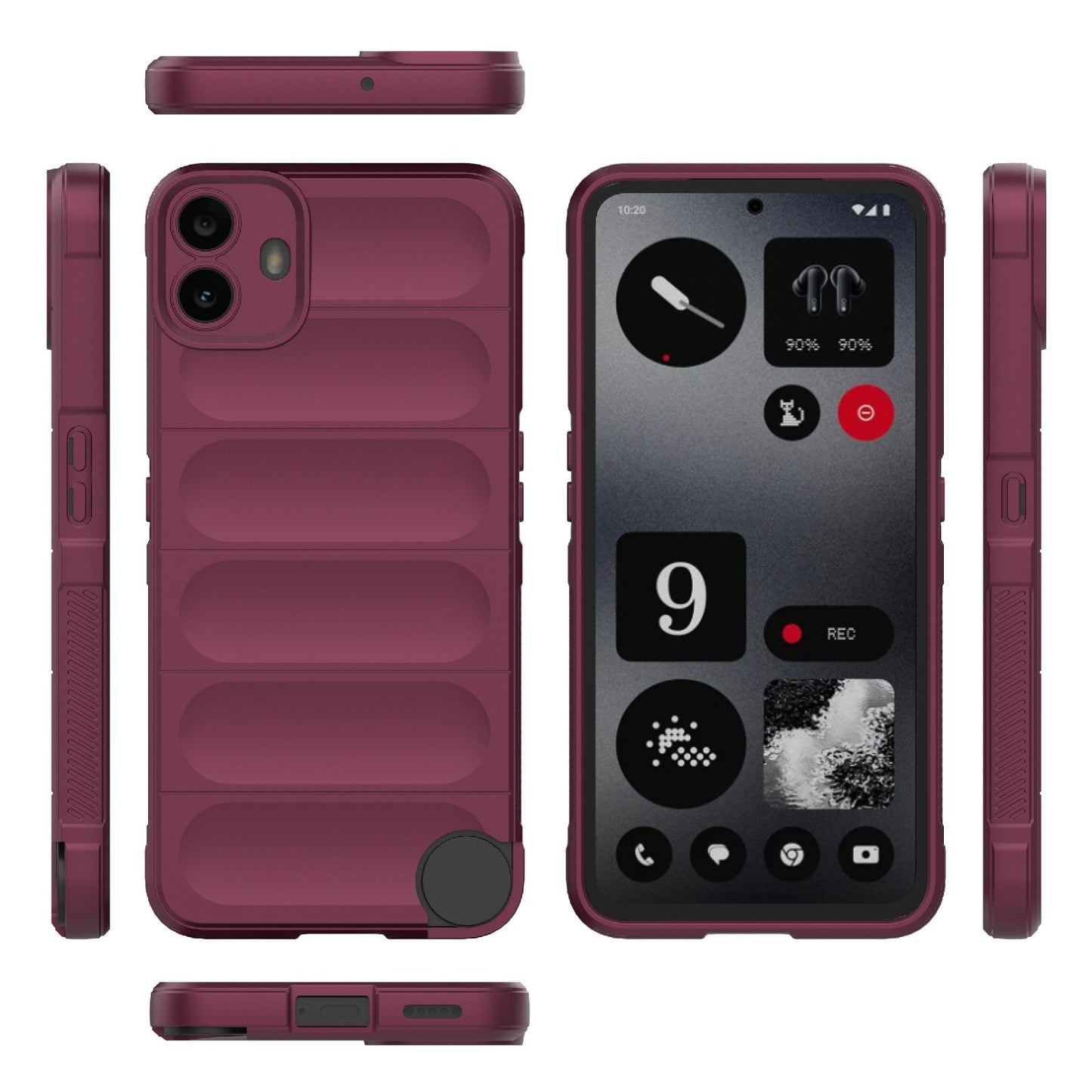 Nothing CMF Phone 1 Magic Shield TPU + Flannel Phone Case: Durable, Non-toxic, Easy Access, Stylish Design