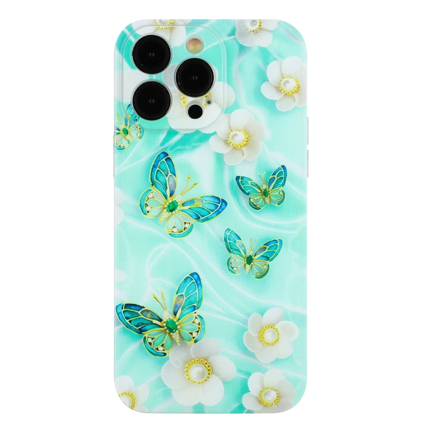 iPhone 15 Pro Max TPU Phone Case with Colourful Painting Pattern – Wear-Resistant and Lightweight