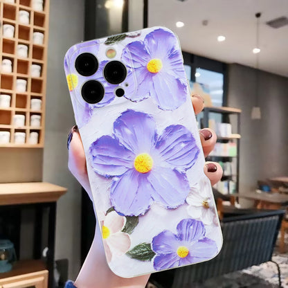 iPhone 15 Pro Max TPU Phone Case with Colourful Painting Pattern – Wear-Resistant and Lightweight
