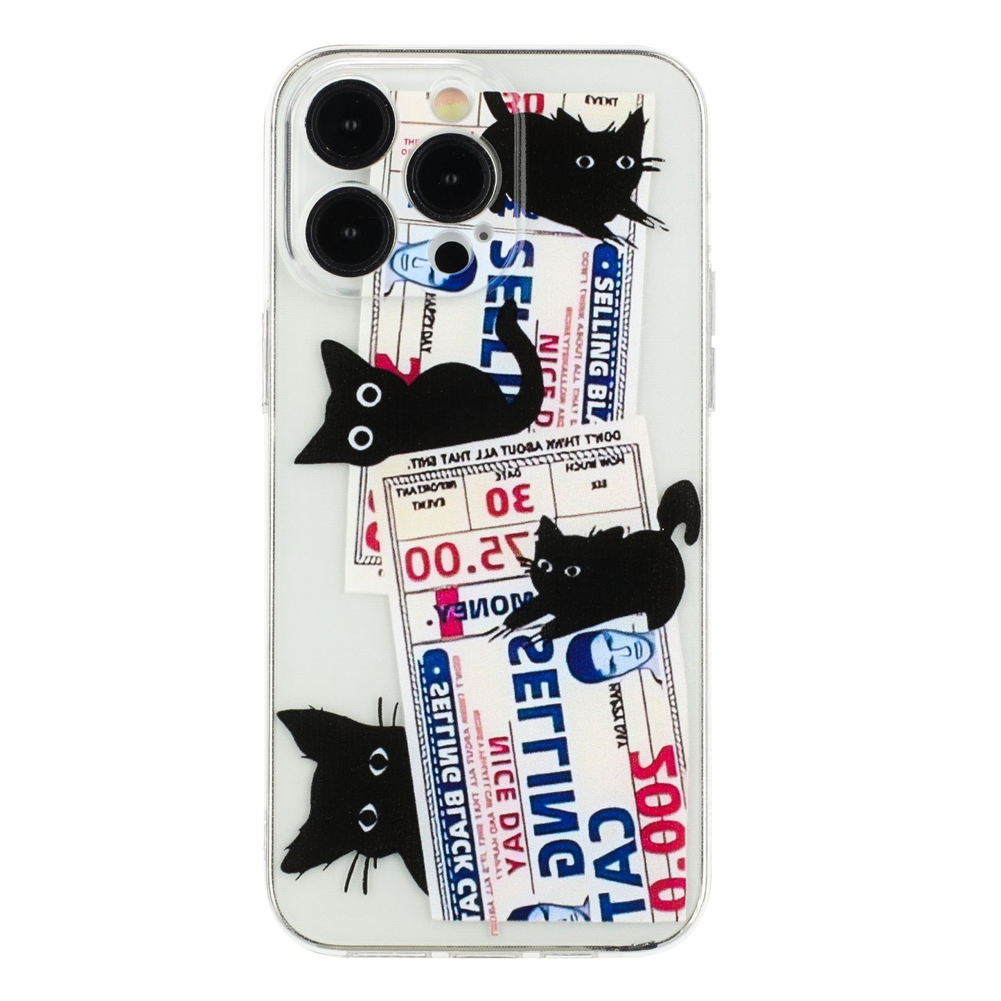 iPhone 15 Pro Max TPU Phone Case with Colourful Painting Pattern – Wear-Resistant and Lightweight