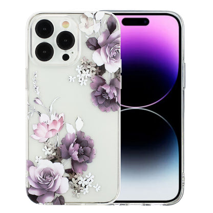 iPhone 15 Pro TPU Phone Case with Colourful Painting Pattern – Wear-Resistant and Lightweight
