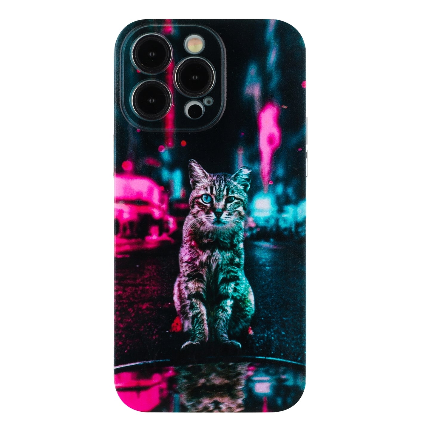 iPhone 15 Pro TPU Phone Case with Colourful Painting Pattern – Wear-Resistant and Lightweight