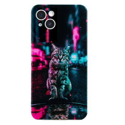 iPhone 15 TPU Phone Case with Colourful Painting Pattern – Wear-Resistant and Lightweight