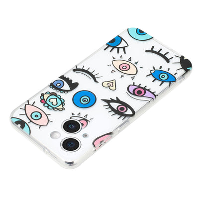 iPhone 15 TPU Phone Case with Colourful Painting Pattern – Wear-Resistant and Lightweight