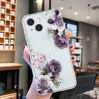 iPhone 14 Plus TPU Phone Case with Colourful Painting Pattern – Wear-Resistant and Lightweight