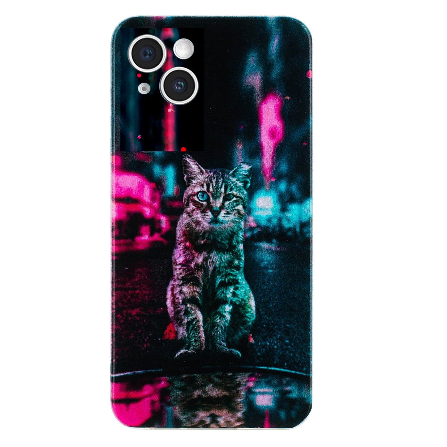iPhone 14 Plus TPU Phone Case with Colourful Painting Pattern – Wear-Resistant and Lightweight