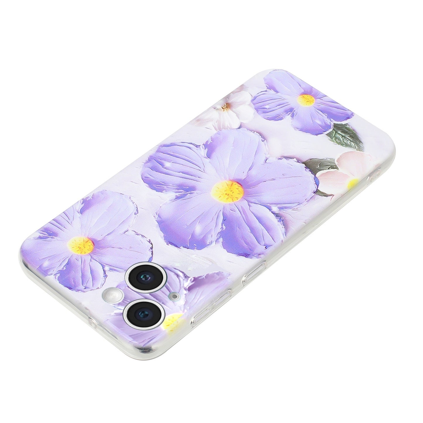 iPhone 14 TPU Phone Case with Colourful Painting Pattern – Wear-Resistant and Lightweight