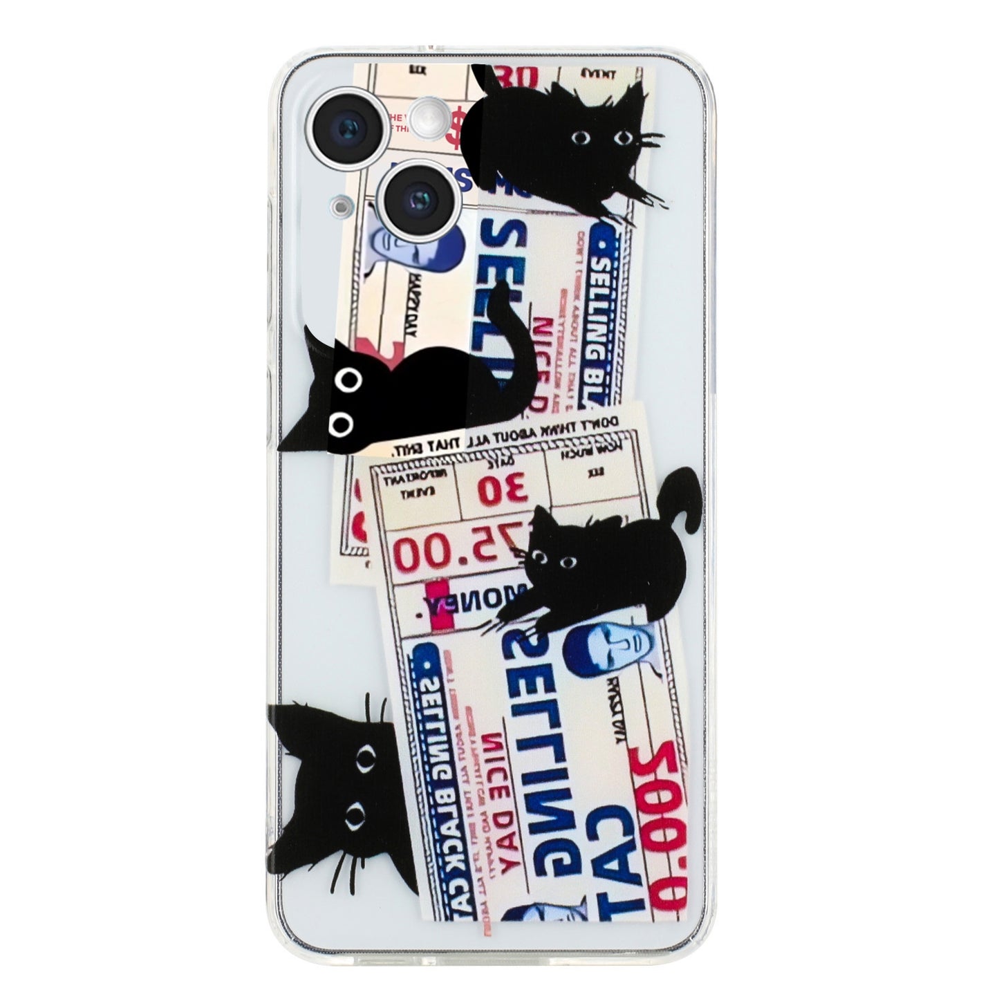 iPhone 14 TPU Phone Case with Colourful Painting Pattern – Wear-Resistant and Lightweight