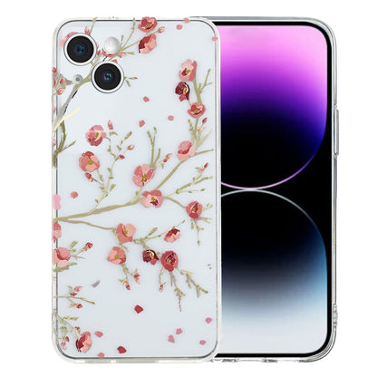 iPhone 14 TPU Phone Case with Colourful Painting Pattern – Wear-Resistant and Lightweight