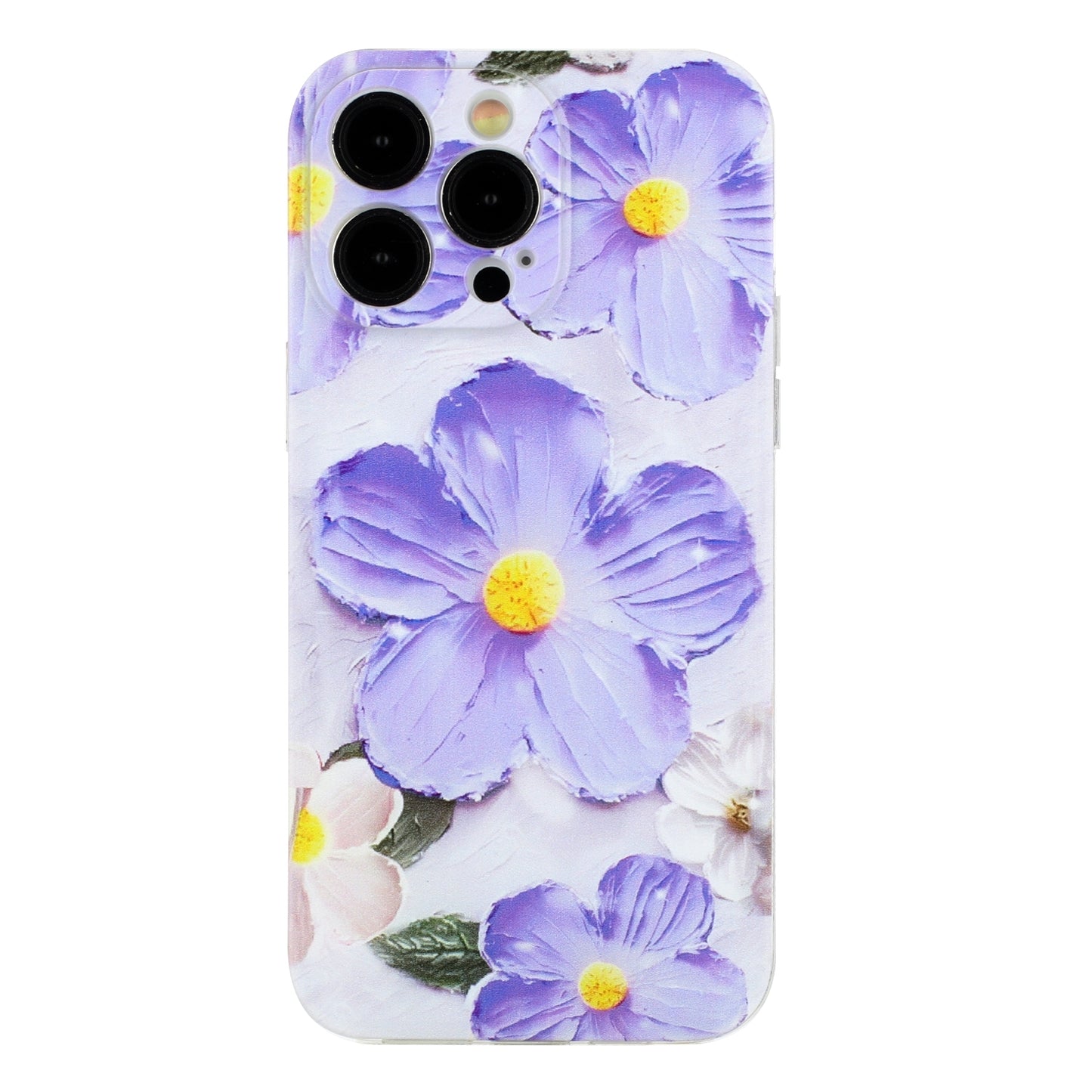 iPhone 14 Pro TPU Phone Case with Colourful Painting Pattern – Wear-Resistant and Lightweight