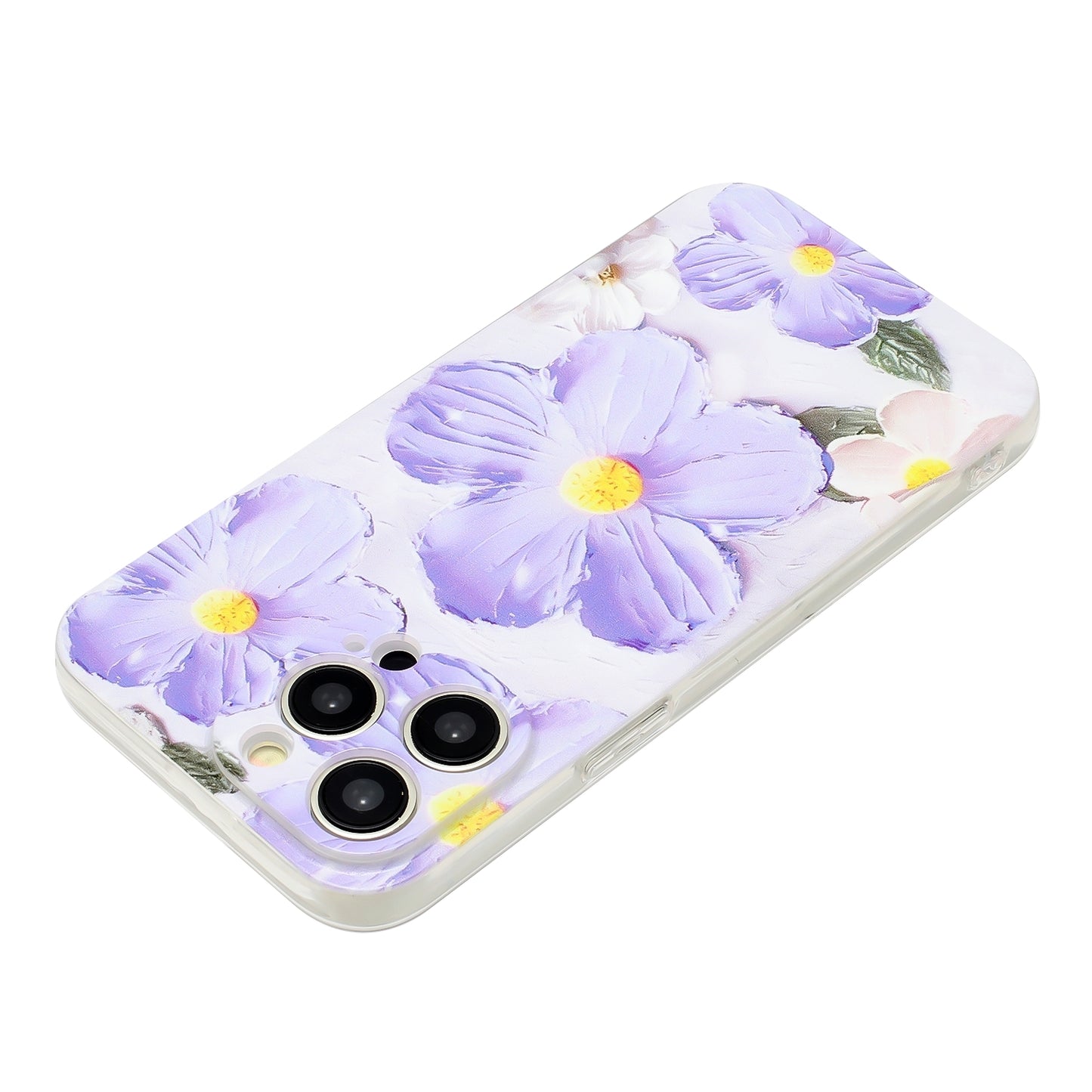 iPhone 14 Pro TPU Phone Case with Colourful Painting Pattern – Wear-Resistant and Lightweight