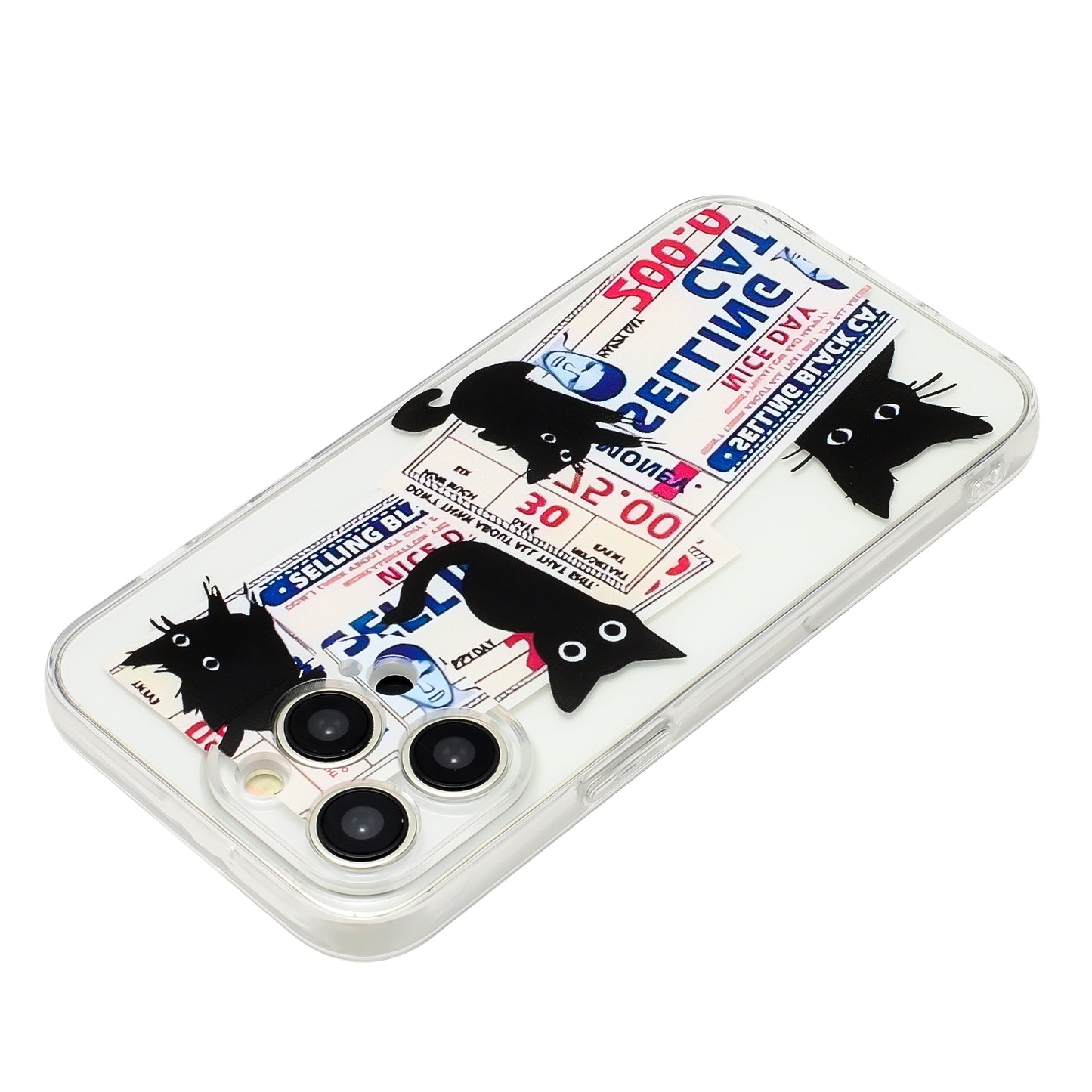 iPhone 14 Pro TPU Phone Case with Colourful Painting Pattern – Wear-Resistant and Lightweight