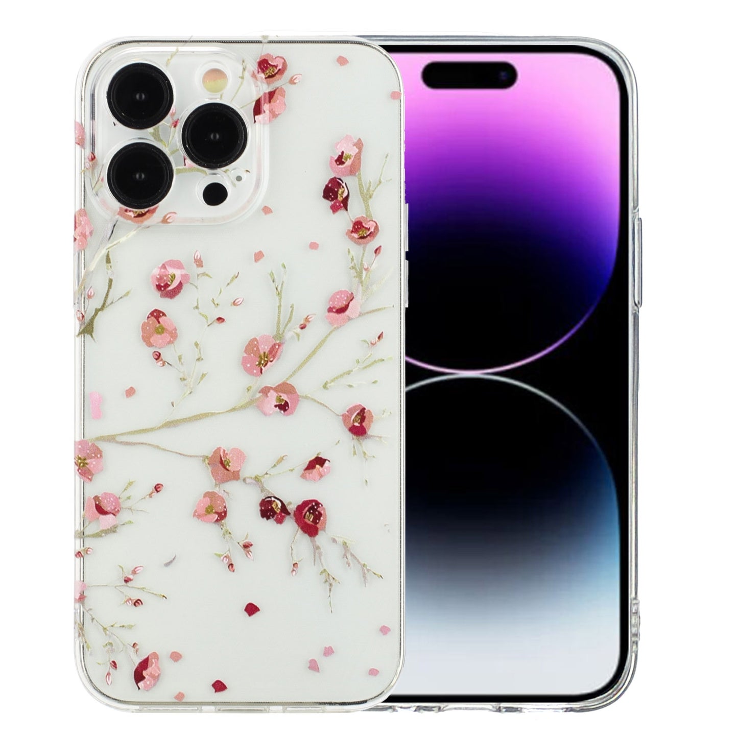 iPhone 14 Pro TPU Phone Case with Colourful Painting Pattern – Wear-Resistant and Lightweight