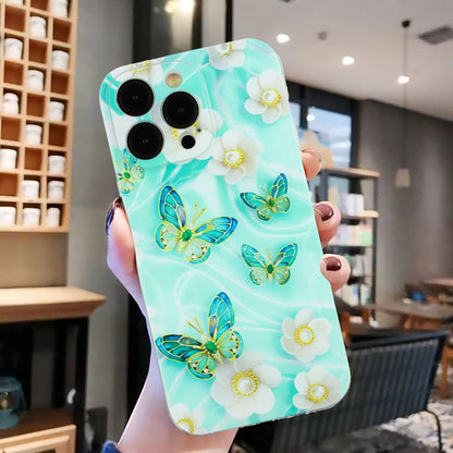 iPhone 14 Pro Max TPU Phone Case with Colourful Painting Pattern – Wear-Resistant and Lightweight