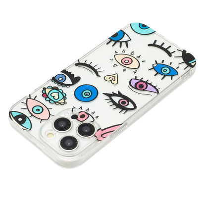 iPhone 14 Pro Max TPU Phone Case with Colourful Painting Pattern – Wear-Resistant and Lightweight