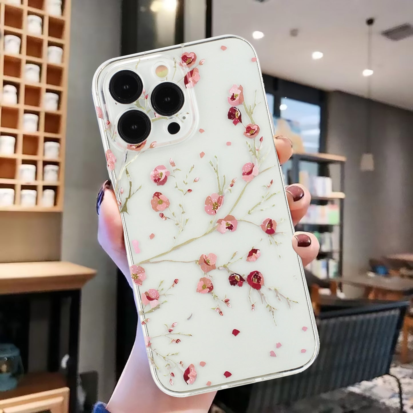 iPhone 14 Pro Max TPU Phone Case with Colourful Painting Pattern – Wear-Resistant and Lightweight